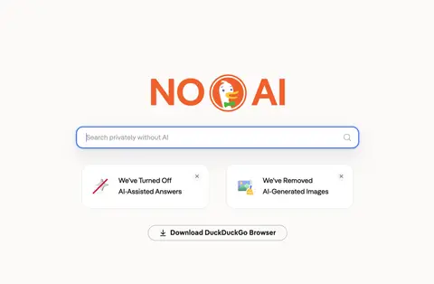 隐私搜索引擎 DuckDuckGo 推出无AI扩展，保护用户数据安全